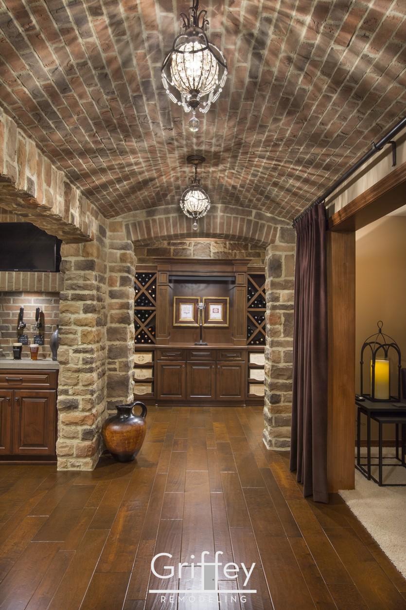 Griffey Remodeling Basement Wine Cellar Remodel